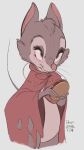  2022 amulet anthro artist_name blush brown_body brown_fur cheek_tuft dated digital_media_(artwork) don_bluth facial_tuft female fur head_tuft hi_res holding_object mammal mouse mrs._brisby murid murine rodent solo the_secret_of_nimh tohupo tuft 