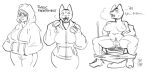 2024 anthro bodily_fluids bondage_gear bondage_gloves bottomwear bottomwear_down canid canine clothed clothed_anthro clothed_female clothing english_text eyewear face_mask female fox genitals gimp gimp_mask gimp_suit greyscale handwear hoodie janice_brooks jooshy latex latex_clothing latex_skinsuit mammal mask monochrome nipple_outline open_mouth pants pants_down partially_clothed penetration pussy sex_toy sex_toy_in_pussy sex_toy_insertion sketch skinsuit solo spread_legs spreading sunglasses sweat text tight_clothing topwear undressing vaginal vaginal_penetration