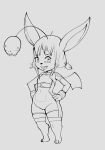  alternate_species anthro clothing female final_fantasy final_fantasy_xii fours_(artist) hands_on_hips hi_res mammal moogle penelo short_stack solo square_enix tight_clothing video_games wide_hips 