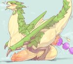  balls blush breasts busty_feral capcom claws dragon feral flying_wyvern genitals gynomorph hi_res intersex membrane_(anatomy) membranous_wings monster_hunter nude penis rath_wyvern rathian scalie smile solo solterv video_games wings wyvern 