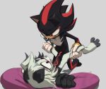 animal_genitalia animal_penis anthro canid canine canis dalmatian domestic_dog duo equine_genitalia equine_penis female flared_penis genitals glaring hi_res imminent_sex legs_up male male/female mammal penis sega shadow_the_hedgehog sonic_the_hedgehog_(series) thehumancopier