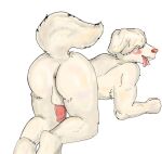 anthro anus beastars butt canid canine collot_(beastars) male male/male mammal solo 