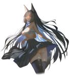  animal_humanoid bangs bare_shoulders big_breasts black_clothing black_legwear black_thigh_highs blunt_bangs bottomwear breasts butt canid canid_humanoid canine canine_humanoid chest_wraps clothed clothing clothing_lift digital_drawing_(artwork) digital_media_(artwork) eyebrow_through_hair eyebrows female fox_humanoid hair hi_res hoshimi_miyabi humanoid inner_ear_fluff legwear light long_hair looking_at_viewer looking_back looking_back_at_viewer mammal mammal_humanoid mihoyo no_underwear pleated_skirt red_eyes s7nsles simple_background skindentation skirt skirt_lift solo sunlight thigh_highs thiren translucent translucent_hair tuft under_boob white_background wind wind_lift wraps zenless_zone_zero 