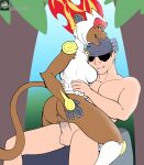  anthro anus breasts butt cowgirl_position duo female fours_(artist) from_front_position genitals hand_on_head haplorhine head_on_breast hi_res human human_on_anthro infernape interspecies jewelry male male/female mammal monkey nintendo nipples on_bottom on_top pok&eacute;mon pok&eacute;mon_(species) pok&eacute;philia primate pussy sex vaginal video_games 