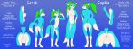 4_toes 5_fingers absurd_res animal_genitalia animal_penis anthro anus areola balls big_breasts biped blue_body blue_fur blue_genitals blush breasts butt canid canine canine_genitalia canine_penis claws countershade_arms countershade_butt countershade_face countershade_feet countershade_fur countershade_legs countershade_neck countershade_tail countershade_torso countershading dawnlux digital_media_(artwork) dipstick_tail duo english_text equine_genitalia equine_penis erection feet fingers fur genitals gesture gloves_(marking) green_eyes green_hair green_tongue gynomorph hair hand_gesture herm hi_res inters intersex knot leg_markings looking_at_viewer looking_back looking_back_at_viewer mammal markings model_sheet multicolored_body multicolored_fur multicolored_tail nervous nervous_smile nipples nude open_mouth penis presenting presenting_hindquarters pussy raised_tail rear_view reference_image references shy sibling_(lore) simple_background sister_(lore) sisters_(lore) slim smile socks_(marking) tail tail_markings teeth text toes tongue tongue_out two_tone_body two_tone_fur v_sign white_body white_fur