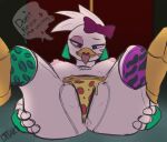  accessory animatronic anthro anus avian beak bird breasts chica_(fnaf) chicken clothing door dttart ear_piercing ear_ring female five_nights_at_freddy&#039;s five_nights_at_freddy&#039;s:_security_breach food food_fetish food_on_body food_play galliform gallus_(genus) glamrock_chica_(fnaf) glowing glowing_eyes hair_accessory hair_bow hair_ribbon inviting leg_warmers legwear lipstick machine makeup non-mammal_breasts obscured_pussy phasianid piercing ribbons robot scottgames solo tagme tongue tongue_out toothed_beak video_games 