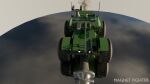 16:9 2025 4k absurd_res alternate_version_at_source dire_machine dire_tank dire_vehicle engine exhaust exhaust_smoke feral gun hi_res living_machine living_tank living_vehicle machine magnetfighter male outside ranged_weapon solo tank_(vehicle) tire vehicle weapon wheel widescreen