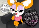  &lt;3 aggressive_retsuko antelope anthro big_breasts big_butt big_eyes black_bottomwear black_clothing black_eyebrows black_eyelashes black_eyes black_nose black_skirt black_speech_bubble blouse boots bottomwear bovid breasts butt casting_couch clothed clothing countershading dialogue dirty_talk english_text eyebrows eyelashes eyeshadow female footwear fur furniture gazelle glistening glistening_eyes grey_boots grey_clothing grey_footwear hand_on_chin hand_on_face heart_after_text heart_nose hi_res hooves horn imminent_sex legs_together long_ears long_eyelashes looking_at_viewer makeup mammal open_mouth open_smile orange_body orange_ears orange_fur ota_(artist) pink_blouse pink_clothing pink_shirt pink_topwear profanity purple_eyeshadow red_tongue rosy_cheeks sanrio shirt sitting skirt smile sofa solo sparkling_eyes sparkly_eyes speech_bubble talking_to_viewer teeth teeth_showing text tongue topwear tsunoda white_body white_countershading white_fur white_inner_ear 