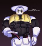  abs absurd_res animatronic armwear bara_tiddies clothed clothing elbow_gloves five_nights_at_freddy&#039;s five_nights_at_freddy&#039;s:_security_breach gloves handwear hat headgear headwear hi_res himbofication machine male male/male map_bot_(fnaf) muscular partially_clothed robot scottgames solo theleonsdoodles video_games 