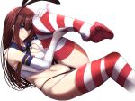  absurdres breasts cosplay feet highres large_breasts legs makise_kurisu no_shoes shimakaze_(kancolle) shimakaze_(kancolle)_(cosplay) soles steins;gate toes tomodachi_(tomofanart) 