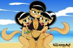 2024 absurd_res accessory anthro beach big_breasts bikini black_hair breast_grab breast_lick breast_play breasts cleavage clothed clothing clothing_pull colored daughter_(lore) female female/female green_eyes group hair hair_accessory hairband hand_on_breast hi_res highlights_(coloring) hug katty_katswell kitty20spykat kitty_katswell licking looking_at_viewer mature_female micro_bikini mother_(lore) mother_and_child_(lore) mother_and_daughter_(lore) mrs._katswell nickelodeon outside parent_(lore) parent_and_child_(lore) parent_and_daughter_(lore) portrait seductive sharp_teeth sibling_(lore) signature sister_(lore) sisters_(lore) swimwear t.u.f.f._puppy tan_body teeth thigh_gap thong thong_pull three-quarter_portrait tongue tongue_out trio two-piece_swimsuit underwear underwear_pull wide_hips
