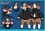 2_toes 3_fingers absurd_res anthro bean_(beanthegoat) black_clothing black_hoodie black_topwear blep blush bovid brown_body brown_fur brown_horn caprine clothed clothing digital_media_(artwork) digitigrade english_text eyebrows eyewear facial_markings feet fingers fur glasses goat goat_tail head_markings hi_res hoodie hooved_fingers hooved_toes hooves horizontal_pupils horn looking_at_viewer male mammal markings multicolored_body multicolored_tail open_mouth orange_blush orange_eyes polarfoxpat pupils simple_background smile solo stated_age tail text toes tongue tongue_out topwear tuft wearing_glasses white_body white_fur