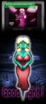 absurd_res big_breasts blonde_hair breasts cemetery clothing dress ear_piercing ear_ring female game_boy game_boy_family game_over gameplay_mechanics gem ghost ghost_tail glowing glowing_body green_body green_skin gui hair health_bar hi_res humanoid jewelry keyboard_instrument long_hair luigi&#039;s_mansion mansion mario_bros melody_pianissima musical_instrument naked_dan necklace nintendo pearl_(gem) pearl_necklace piano piercing playing_music purple_clothing purple_dress red_clothing red_dress ring_piercing solo spirit taunting text tombstone yellow_eyes