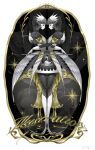  2girls absurdres bird black_hair black_swan_(bird) dress highres hug multiple_girls original siblings simple_background standing swan symmetry twins weibo_7548498834 
