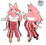 anthro big_breasts big_butt breasts butt canid canine canis cleavage clothed clothing conductor&#039;s_wife_(sonic) female forbidden_pants hi_res huge_butt loopd33loop mammal mature_female sega shirt slightly_chubby solo sonic_the_hedgehog_(series) tank_top the_murder_of_sonic_the_hedgehog thick_thighs topwear wide_hips wolf