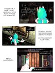 absurd_res anthro blue_fingernails blue_hair blue_nails capcom colored_nails comic felid female fingernails girl_a gun hair hi_res humor mammal nails nude ponporio ranged_weapon references resident_evil shotgun solo the_disappearance_of_girl_a weapon