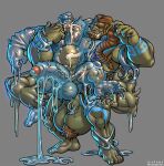 2023 4_arms abs anal anal_penetration arm_markings ball_tuft balls barazoku beard big_dom_small_sub blue_arms blue_balls blue_body blue_chest blue_feet blue_fingers blue_hands blue_head blue_legs blue_nipples blue_penis blue_toes bodily_fluids brown_beard brown_facial_hair brown_hair brown_pubes chest_markings cum cum_from_mouth cum_in_mouth cum_inside dominant facial_hair feet foreskin genital_fluids genitals goo_creature green_arms green_balls green_body green_chest green_feet green_fingers green_hands green_head green_legs green_nipples green_penis green_skin green_toes hair hi_res humanoid icysagedorc leg_markings male male/male male_humanoid markings multi_arm multi_limb muscular muscular_humanoid nipples not_furry orc pecs penetration penile penile_penetration penis pubes size_difference translucent translucent_body tuft tusks x-ray_view
