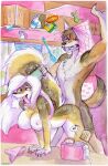 5_fingers ambiguous_penetration anthro anthro_on_anthro anthro_penetrated anthro_penetrating anthro_penetrating_anthro appliance arm_tattoo bent_over black_nose bread breasts brown_body brown_fur brown_hair butt canid canine canis claws clenched_teeth coyote domestic_dog duo eyes_closed fangs female female_penetrated finger_claws fingers food fur hair hi_res hunting_dog kitchen_appliance leg_tattoo looking_pleasured male male/female male_penetrating male_penetrating_female mammal multicolored_body multicolored_fur nipples nude nude_anthro nude_female nude_male open_mouth open_smile penetration penile penile_penetration saluki sanssouci sex shanna_(upwinger) sighthound smile tail tail_grab tail_tattoo tan_body tan_fur tattoo teeth thigh_tattoo toast toaster tongue tongue_out two_tone_body two_tone_fur white_body white_fur white_hair