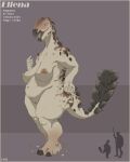  2021 absurd_res anthro big_breasts breasts dinosaur female genitals hi_res nipples nude ornithischian pussy reptile scalie slightly_chubby solo stegosaurian stegosaurus thick_thighs thyreophoran upai wide_hips 