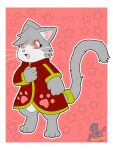  clothing costume domestic_cat felid feline felis hi_res mammal molma_(character) standing syngie_(artist) tail 