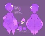 2024 4:3 4_fingers accessory ambiguous_gender artist_name balls belly big_belly big_butt bow_ribbon butt character_name clitoris clothing color_swatch colored digital_drawing_(artwork) digital_media_(artwork) dipstick_tail disembodied_penis disembodied_vulva dozi_(dozighost) dozighost elemental_creature elemental_humanoid english_text featureless_crotch fingerless_gloves fingers front_view furgonomics genitals glans glistening glistening_balls glistening_belly glistening_body glistening_butt glistening_genitalia glistening_legs glistening_moobs glistening_penis glistening_pseudo_hair glistening_skin glistening_thighs glistening_vulva gloves gloves_(marking) goo_creature goo_humanoid hand_on_hip handwear hi_res huge_belly huge_butt humanoid information leg_markings male male_(lore) markings model_sheet moon_symbol multicolored_body multicolored_penis multicolored_skin multiple_angles multiple_poses navel nipples not_furry nude penis pink_markings pink_tail_tip pose pseudo_hair purple_balls purple_body purple_penis purple_pseudo_hair purple_skin purple_tail rear_view ribbons shaded signature simple_background simple_eyes simple_face slightly_chubby smile smug socks_(marking) solo spade_tail standing stated_age stated_sexuality tail tail_accessory tail_bow tail_markings tail_ribbon tailed_humanoid teapot_(body_type) text thick_thighs two_tone_body two_tone_penis two_tone_skin two_tone_tail vulva wide_hips yellow_clitoris yellow_glans yellow_nipples