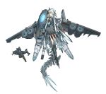  blue_eyes clawed_gauntlets command_&amp;_conquer command_&amp;_conquer:_red_alert command_&amp;_conquer:_red_alert_3 engine frider harbinger_gunship_(red_alert_3) highres mecha_musume mechanical_tail original personification tachi-e tagme tail vehicle_and_personification white_hair 