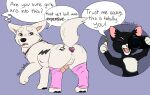 animal_genitalia animal_penis anus berger_blanc_suisse black_body black_fur black_nose black_pawpads bolt_(bolt) bolt_(film) brown_eyes butt buttplug camera canid canine canine_genitalia canine_penis canis clothing collar dialogue digital_media_(artwork) disney domestic_cat domestic_dog duo duo_focus erection eunuch eunuch_symbol eunuch_symbol_tattoo felid feline felis feral feral_focus fluffy fur gender_symbol gender_symbol_tattoo genital_scar genitals german_shepherd gesture group hand_gesture heart_buttplug herding_dog hi_res holding_camera holding_object knot legwear male male_feral male_focus mammal markings mittens_(bolt) mochasplash one_eye_closed open_mouth pastoral_dog pawpads paws penis pink_anus pink_buttplug pink_penis pink_stockings plug_(sex_toy) presenting raised_paw rear_view recording red_collar scar sex_toy simple_background smile speech_bubble stockings symbol tail tattoo text thumbs_up tongue tuxedo_cat white_body white_fur
