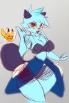 absurd_res anthro big_breasts bikini breasts brennan_d_vries clothing dewott duo female generation_1_pokemon generation_5_pokemon heart_eyes heart_symbol hi_res looking_at_viewer love male male/female nintendo pikachu pokemon pokemon_(species) simple_background sketch smile swimwear thick_thighs two-piece_swimsuit unfinished