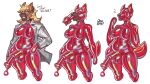 2025 absurd_res animal_genitalia animal_penis anthro blonde_hair bodysuit bondage_gear bondage_gloves brown_body brown_fur canid canine canis clothing coat cock_gag collar dialogue domestic_dog elfriede english_text equine_genitalia equine_penis eyewear female_(lore) fur gag gagged genitals german_shepherd glasses gynomorph hair handwear herding_dog hi_res intersex jooshy lab_coat latex latex_bodysuit latex_clothing latex_skinsuit mammal nipple_outline object_in_urethra pastoral_dog penetration penis red_bodysuit red_clothing red_latex red_skinsuit skinsuit solo tail text tight_clothing topwear urethral urethral_penetration wearing_glasses wide_hips yellow_eyes