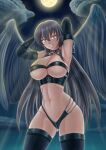  absurdres armpits bdsm black_hair bondage bound fallen_angel high_school_dxd highres long_hair raynare 