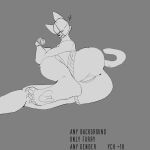  bdsm bdsm_outfit digital_media_(artwork) furiykat11 furry nsfw sex sex_toy solo ych_(character) 