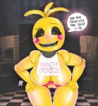  absurd_res ambrosiaphobia anthro areola aroused avian beak bent_over big_breasts bird blonde_hair blush blushing_at_viewer blushing_profusely body_blush bottomwear breast_blush breasts bulge camel_toe chica chica_(fnaf) chicken clothed clothing dominant dominant_anthro dominant_female erect_nipples excited female female/female five_nights_at_freddy's five_nights_at_freddy's:_security_breach five_nights_at_freddy's_2 five_nights_at_freddy's_3 five_nights_at_freddy's_4 five_nights_at_freddy's_world fnaf_vr_help_wanted freddy_fazbear's_pizzeria_simulator galliform gallus_(genus) genitals glistening glistening_body glistening_breasts glowing glowing_eyes hair hi_res hole_(anatomy) hole_in_pants huge_breasts humanoid hybrid machine mecha mechanical_leg mechanical_penis mechanophilia nipple_fetish nipple_outline nipple_slip nipples open_bottomwear open_clothing open_pants panties pants panty_peek penis phasianid pink_nipples puffy_areola puffy_nipples scottgames sister_location solo solo_focus solo_in_panel steel_wool_studios suggestive teeth thick_thighs toothed_beak toy_chica_(fnaf) underwear vaginal vulva vulva_blush wide_hips yellow_body 