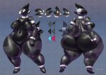  absurd_res aircraft anthro big_butt black_body bloons_tower_defense butt camo dark_dirigible_titan female hi_res huge_butt huge_thighs living_aircraft living_machine living_vehicle machine model_sheet piercing solo thick_thighs vdisco vehicle wide_hips 
