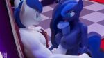  16:9 3d_(artwork) anthro big_breasts breast_play breasts digital_media_(artwork) duo erection eye_contact female friendship_is_magic genitals hasbro hi_res huge_breasts licking looking_at_another male male/female my_little_pony nipples nude oral penile penis penis_lick princess_luna_(mlp) sex shining_armor_(mlp) smile symm titfuck tongue tongue_out widescreen 