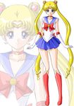  bishoujo_senshi_sailor_moon blonde_hair blue_eyes cleavage cute long_hair sailor_moon smile takaibiki tsukino_usagi zoom_layer 