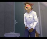  alley anthro anthro_peeing aroused aroused_face aroused_male black_bars blue_bottomwear blue_boxers blue_clothing blue_pants blue_underwear blush blush_lines bodily_fluids bottomwear bottomwear_around_legs bottomwear_down boxers_(clothing) brown_body brown_fur bulge canid canine canis cerffou citris clothed clothing clothing_around_legs desperation door embarrassed embarrassed_expression embarrassed_horny embarrassed_male erection erection_under_clothing erection_under_underwear eyes_closed fur genital_fluids hi_res humiliation humiliation_fetish letterbox looking_pleasured male male_peeing mammal omorashi pants pants_around_legs pants_down pants_wetting partially_clothed peeing peeing_on_leg peeing_on_self peeing_through_clothing peeing_through_pants peeing_while_erect shirt solo stained_clothing stained_pants stained_underwear standing sweat sweatdrop sweaty_body sweaty_face tongue topwear trash_can underwear urine urine_on_clothing urine_on_leg urine_on_self urine_stain urine_stream urine_through_clothing watersports wet wet_bottomwear wet_clothing wet_pants wet_underwear wetting wetting_bottomwear white_clothing white_shirt white_topwear wolf yellow_urine 
