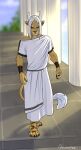  2022 4_toes 5_fingers absurd_res anthro black_sclera clothed clothing digital_media_(artwork) eyebrows eyelashes feet felid fingers hair hi_res horn lion looking_at_viewer male mammal omesore pantherine solo toes 