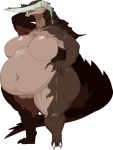 2025 aliasing alpha_channel anthro anthrofied arms_bent belly big_belly binary_drawing biped breasts brown_body capcom cel_shading claws digital_drawing_(artwork) digital_media_(artwork) dorans_flea elder_dragon featureless_breasts female female_anthro fingernails full-length_portrait genitals hand_behind_head hand_on_hip horn jhen_mohran monster_hunter multicolored_tail nails navel nude nude_anthro nude_female obese obese_anthro obese_female obscured_eyes open_mouth overweight overweight_anthro overweight_female portrait shaded sharp_fingernails sharp_nails sharp_teeth simple_background solo standing tail tan_body teeth thick_thighs toe_claws transparent_background vulva white_claws wide_hips