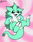  2_claws 2_fingers 2_toes anthro black_sclera blue_body blue_fur blue_markings claws facial_tuft feet fingers fluffy fluffy_chest fur generation_1_pokemon green_body green_fur hi_res male markings mint_fur nintendo open_mouth open_smile pokemon pokemon_(species) psykwol quills_(anatomy) sandslash smile solo tail toes tongue tuft white_body white_eyes white_fur 