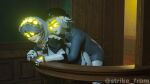  16:9 3d_(artwork) 4k absurd_res bent_over clothing digital_media_(artwork) doggystyle duo female from_behind_position glitch_productions hand_holding heart_eyes heart_symbol hi_res hug huge_filesize hugging_another hugging_from_behind humanoid machine maid_uniform male male/female moan murder_drones n_(murder_drones) railing robot sex strikefrommidnight uniform v_(murder_drones) widescreen worker_drone 