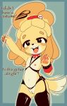  absurd_res accessory animal_crossing anthro backup4now bdsm_gear bedroom_eyes bone canid canine canis clothing collar countershading domestic_dog female flat_chested fur genitals hi_res isabelle_(animal_crossing) legwear mammal narrowed_eyes nintendo nipples nude pawpads pussy seductive shih_tzu skull smile solo spiked_collar spikes spread_legs spreading stockings tail_motion tailwag text toy_dog video_games yellow_body yellow_fur 