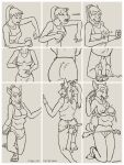  2019 3:4 6_breasts bottomwear breast_growth breasts butt canid canine clothing eyes_closed female fox genitals growth hair hi_res high_heels human human_to_anthro kneeling looking_down lord_magicpants mammal multi_breast multi_breast_growth multi_tail multi_tail_growth nipples open_mouth ponytail pussy skirt solo species_transformation tail_growth tongue tongue_out torn_clothing transformation 
