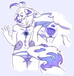 2026 4_fingers anthro anus arm_tuft bodily_fluids bottomwear butt butt_grab chest_tuft claws clitoral_hood clitoris clothed clothing clothing_aside dense_ink dipstick_hair disembodied_hand duo ear_tuft ears_back elbow_tuft english_text eyebrows female finger_claws fingers fluffy fluffy_tail fur genital_fluids genitals gesture grabbing_from_behind hair hand_on_butt hand_tuft hi_res hip_tuft inner_labia looking_at_viewer looking_back looking_back_at_viewer mammal markings multicolored_body multicolored_bottomwear multicolored_clothing multicolored_fur multicolored_tail open_mouth panties panties_aside panties_only pattern_bottomwear pattern_clothing pattern_panties pattern_underwear pivoted_ears purple_anus purple_body purple_bottomwear purple_clothing purple_fur purple_inner_ear purple_markings purple_tail purple_vulva rear_view shoulder_tuft simple_background spread_anus spread_vulva spreading star_tail striped_bottomwear striped_clothing striped_panties striped_underwear stripes tail text topless topless_female translucent translucent_hand translucent_tail tuft underwear underwear_aside underwear_only vaginal_fluids vulva waving white_body white_bottomwear white_clothing white_eyebrows white_fur white_hair white_tail