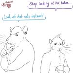  2022 anthro biped duo ear_piercing ear_ring english_text humanoid_hands jads_l_rutan male mammal murid murine piercing rat rodent simple_background text white_background 