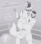 2026 animal_genitalia animal_vulva anklet anthro balls bestiality biped bodily_fluids bottomwear bottomwear_down canid canine canine_genitalia canine_vulva claws clenched_teeth clothed clothing collar digital_media_(artwork) digitoxici drooling duo english_text erection female female_feral female_on_human female_penetrated feral feral_penetrated full_nelson full_nelson_(legs_held) genitals hi_res human human_on_feral human_penetrating human_penetrating_feral impregnation interspecies interspecies_impregnation jewelry legband luchador male male/female male_human male_on_feral male_penetrating male_penetrating_female male_penetrating_feral mammal mask ovum pants pants_down partially_clothed pawpads paws penetration penile penile_penetration penis_in_vagina quadruped saliva sex sperm_cell spiked_anklet spiked_collar spiked_legband spikes sports_mask sportswear teeth text toe_claws vaginal vaginal_penetration wrestler wrestling_mask