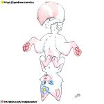 3_toes ass_up blue_eyes butt capcom claws crotch_lines feet felid feline female flower foot_fetish fur hi_res legs_in_air legs_up looking_at_viewer mammal monster_hunter open_mouth painting_(artwork) pansy_(mhs) patreon patreon_logo patreon_username pawpads paws pink_nose pink_pawpads plant smile smiling_at_viewer solo spread_legs spreading tail tail_grab text toes tongue traditional_media_(artwork) traditional_painting_(artwork) url yordraw