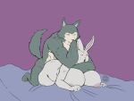 anthro beastars bed big_breasts big_butt breasts butt canid canine canis duo female from_behind_position furniture haru_(beastars) hi_res humping ketandslaycomics lagomorph larger_male legoshi_(beastars) leporid male male/female mammal married prone_bone_position rabbit relationship sex size_difference smaller_female thick_thighs wolf