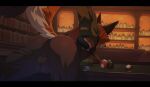 2026 anthro balls_outline bent_over billiard_cue billiard_table billiards biped bottomwear brown_body brown_fur bulge butt canid canine clothing cue_stick detailed_background detailed_bulge digital_media_(artwork) fox fur furniture genital_outline hi_res idrysse3 inside male male_anthro mammal multicolored_body multicolored_fur orange_body orange_fur pants raised_tail solo table tail tight_bottomwear tight_clothing tight_pants white_body white_fur