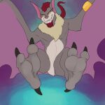 2024 2_toes absurd_res anthro arched_soles back_toe bat belly biped black_toe_claws butt butt_from_the_front cheek_tuft claws clenched_teeth colored crotch_tuft digital_drawing_(artwork) digital_media_(artwork) evil_grin facial_hair facial_tuft feet flying foot_fetish foot_focus front_view fur goatee goth_(character) grey_body grey_fur grin grinning_at_viewer hair hi_res humanoid_feet humanoid_heel looking_at_viewer male mammal membrane_(anatomy) membranous_wings multicolored_body multicolored_fur muscular muscular_anthro muscular_male neck_tuft night nude open_mouth open_smile pecs pink_inner_ear pink_nose pinup plantigrade pose presenting pupils red_facial_hair red_goatee red_hair rib_lines ribs silverwing_(series) skaldaxe_(artist) smile smiling_at_viewer smirk smirking_at_viewer soles solo spread_wings standing tan_belly tan_body tan_fur teasing teasing_viewer teasing_with_feet teeth toe_claws toes toothy_grin tuft two_tone_body two_tone_fur white_pupils wide_hips winged_arms wings wristband wristband_only yellow_eyes yellow_sclera
