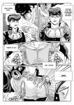  3boys diamond_wa_kudakenai eyelashes higashikata_josuke highres jojo_no_kimyou_na_bouken kujo_jotaro male_focus multiple_boys nipple_cutout nipples pectorals pompadour rimmybone smile star_platinum time_stop uncle_and_nephew unzipped unzipping 